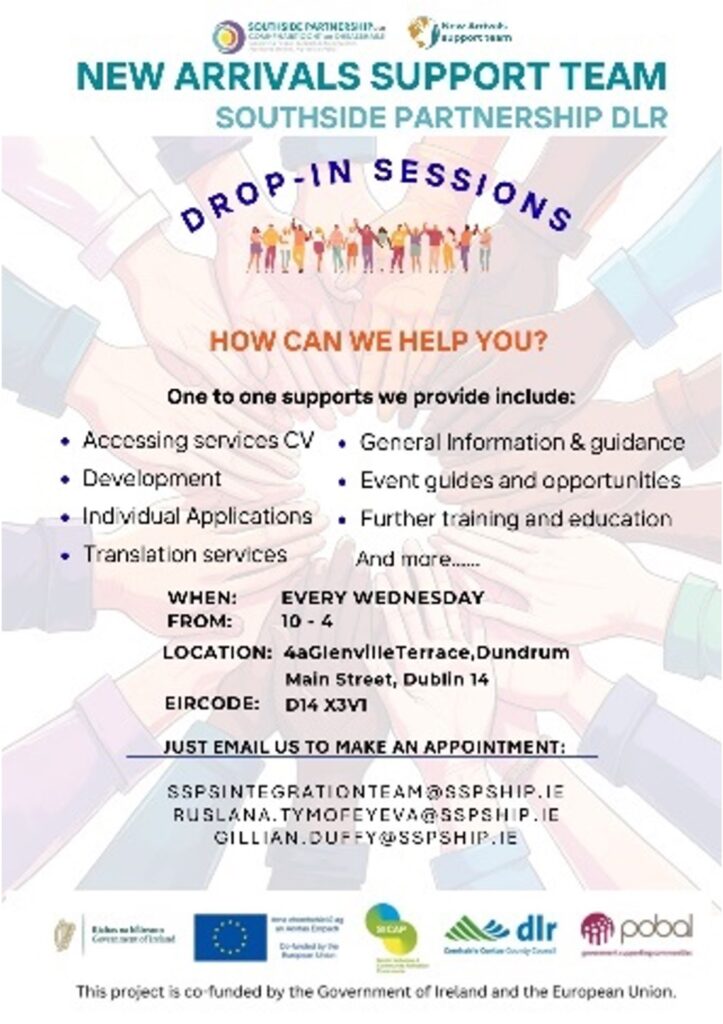 SSP New Arrivals Support Flyer